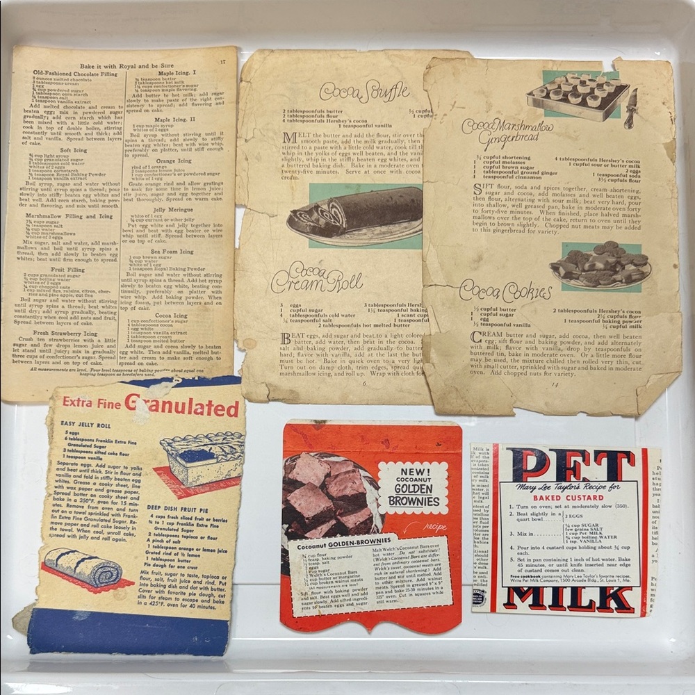 Vintage Recipe Collection